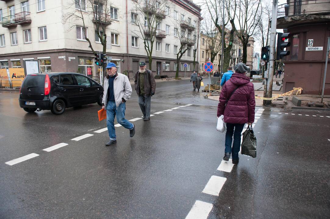 Atnaujintas eismas A. Mickevičiaus gatvėje