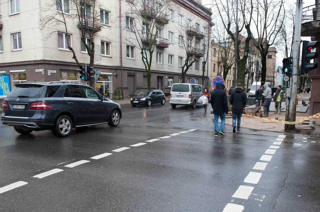 Atnaujintas eismas A. Mickevičiaus gatvėje