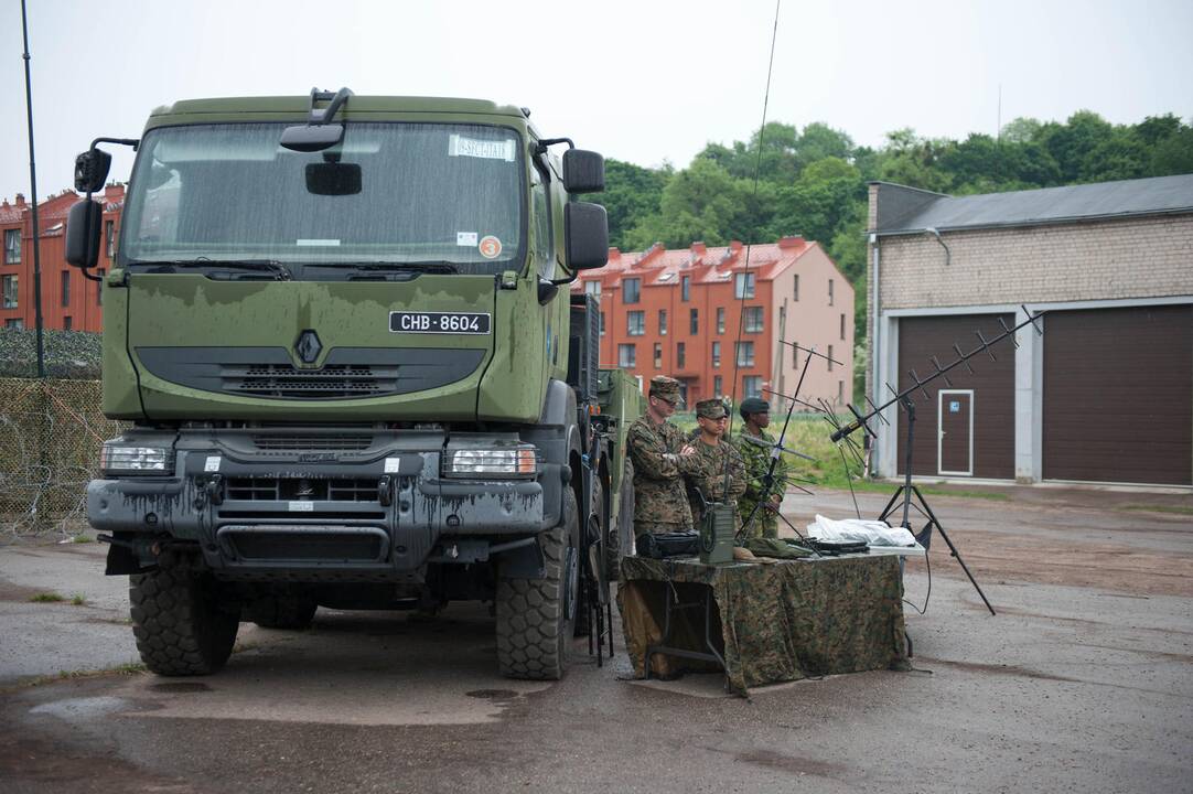 NATO ryšių pratybos Kaune