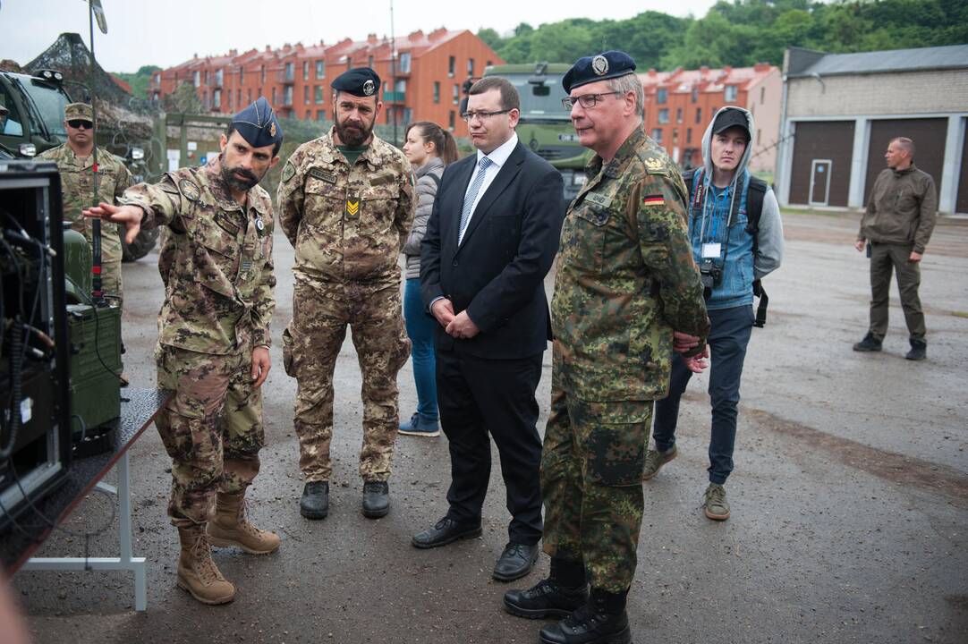 NATO ryšių pratybos Kaune