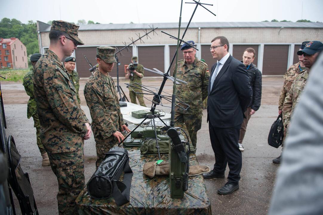 NATO ryšių pratybos Kaune