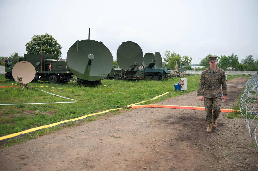 NATO ryšių pratybos Kaune