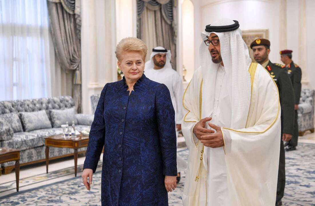 D. Grybauskaitė vieši Jungtiniuose Arabų Emyratuose