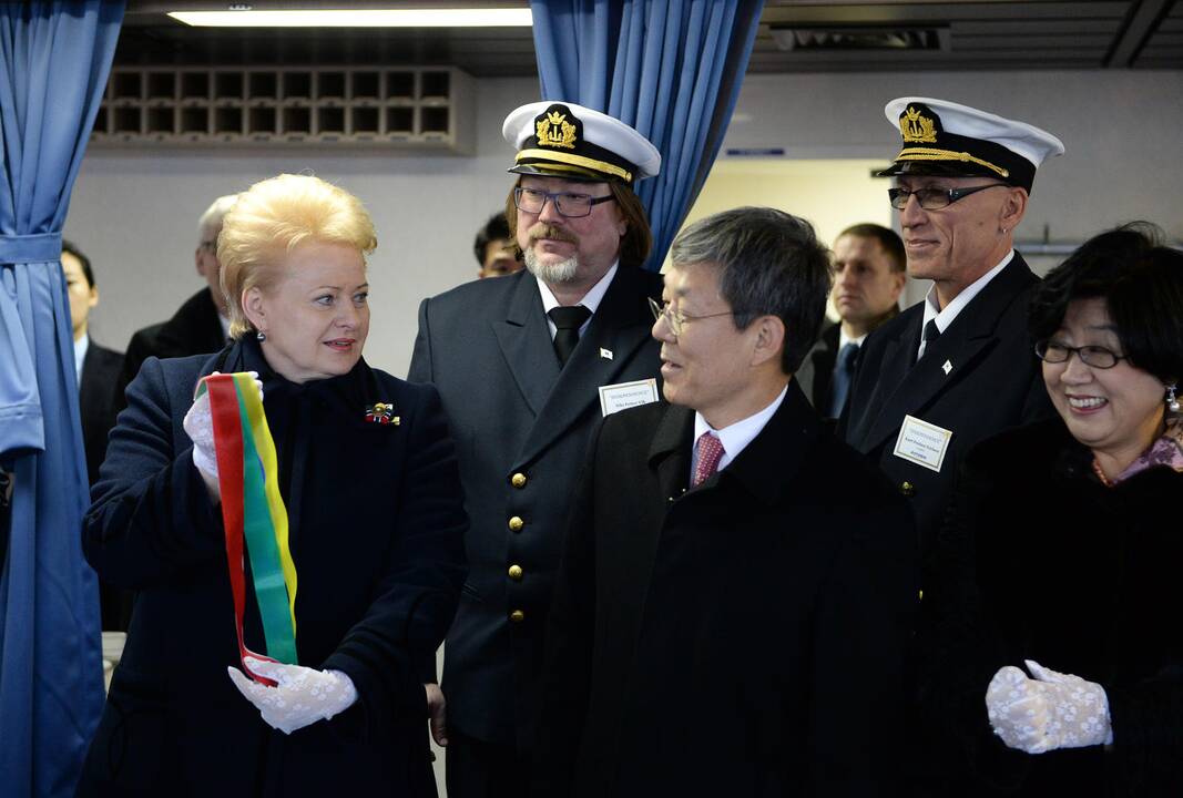 „Independence“ krikštamotė D. Grybauskaitė