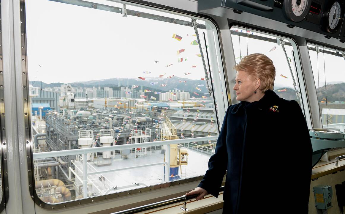 „Independence“ krikštamotė D. Grybauskaitė