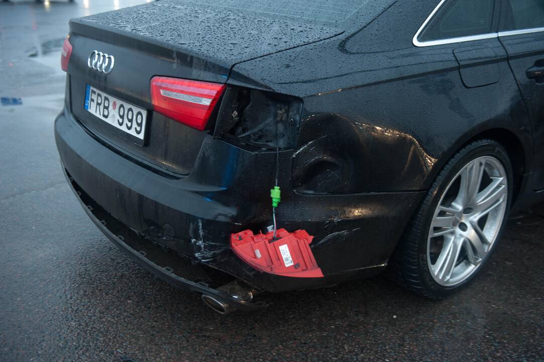 "Audi" susidūrimas Aleksote