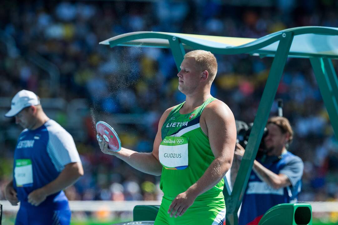 A. Gudžiaus kova disko metimo finale