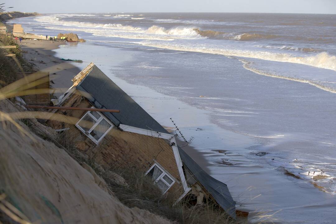 Hemsby kaimynystėje ošusi jūra buvo negailestinga