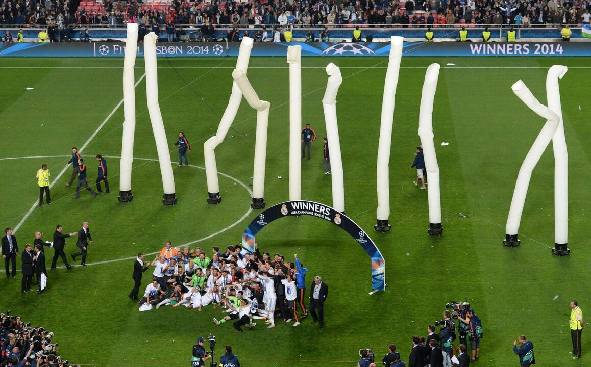 UEFA Čempionų lygos futbolo turnyre triumfavo Madrido "Real"