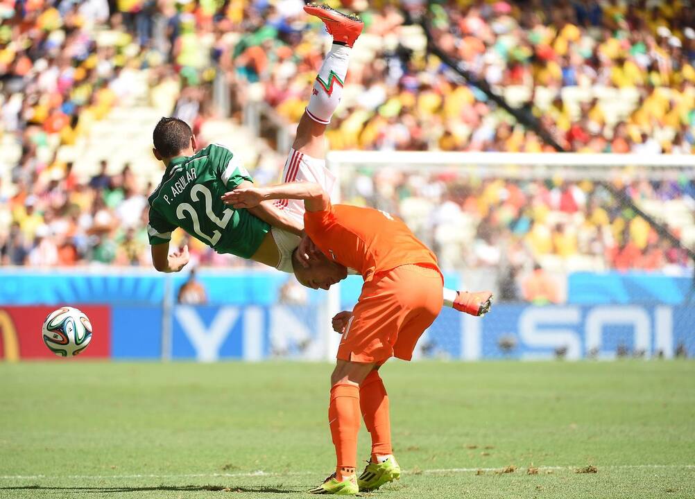 Pasaulio futbolo čempionatas: Meksika - Nyderlandai