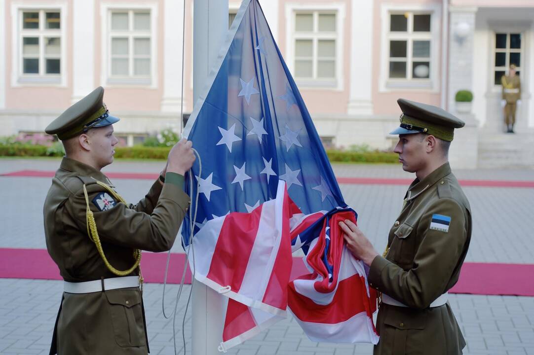 JAV prezidentas B. Obama atvyko į Estiją