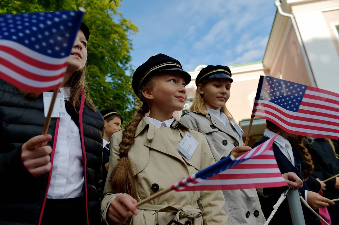 JAV prezidentas B. Obama atvyko į Estiją