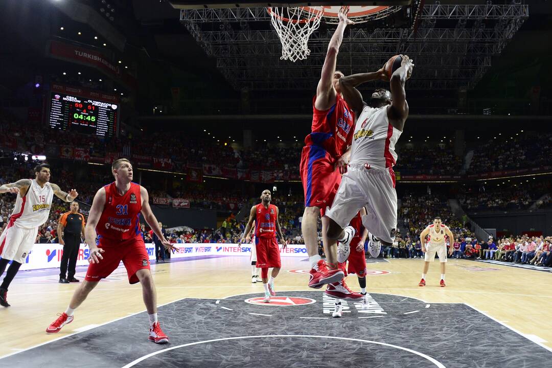 Eurolygos pusfinalis: CSKA - "Olympiacos"