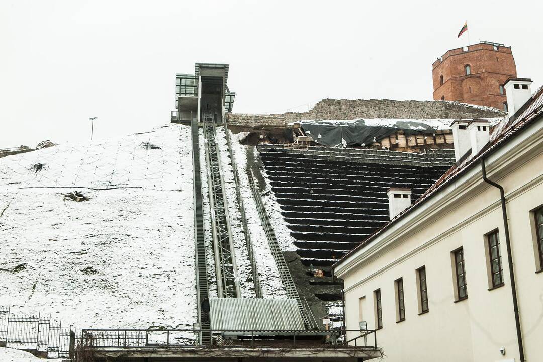 Tvarkomas Gedimino kalnas