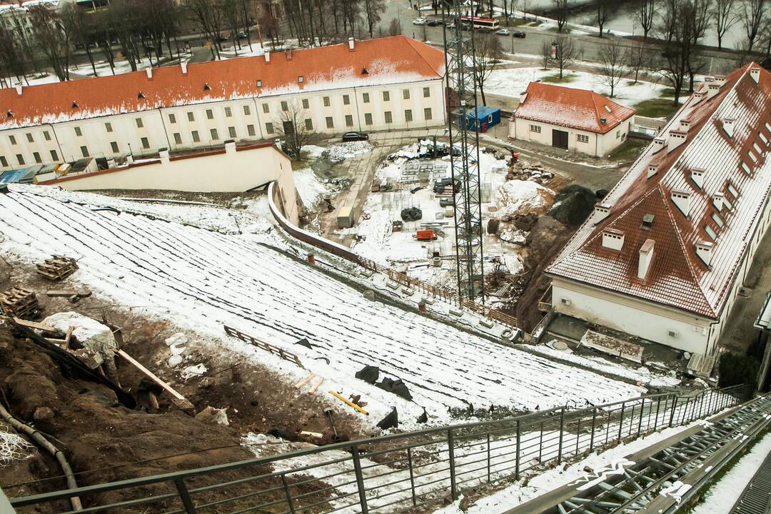 Tvarkomas Gedimino kalnas