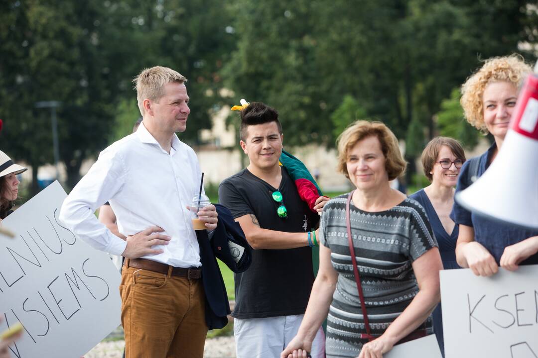 Vilniuje – mitingas dėl policijos neveiklumo