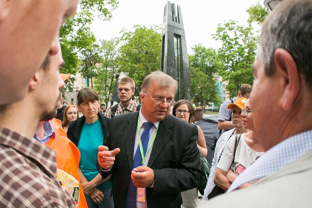 Tęsiasi protestas prieš naująjį Darbo kodeksą