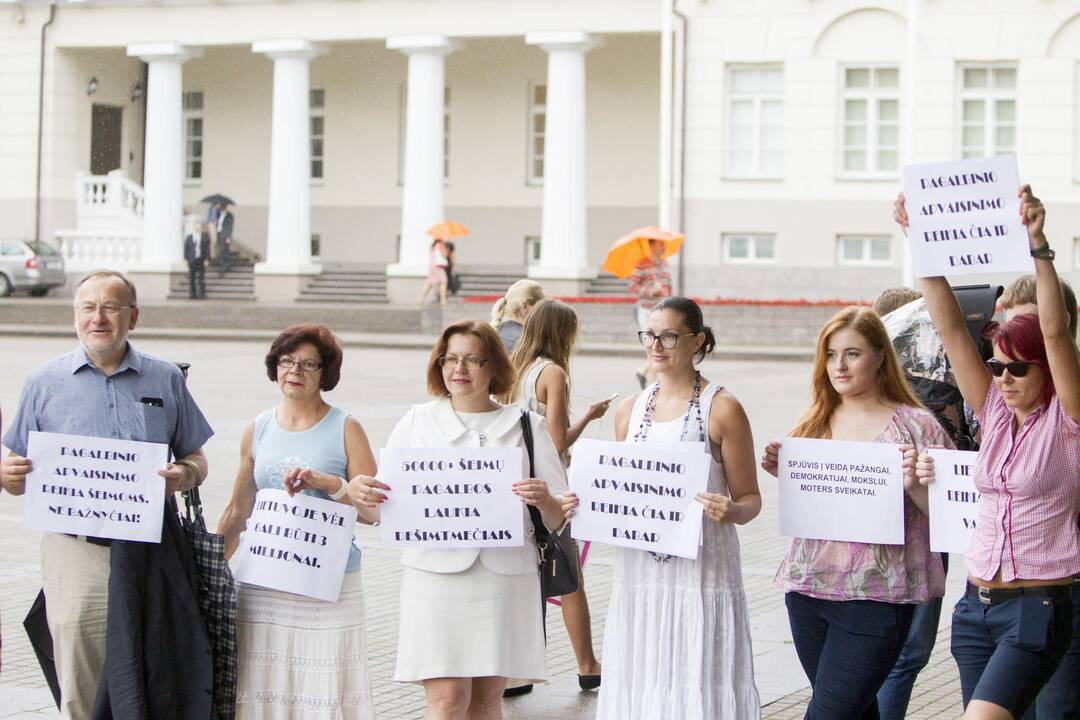 Piketas prieš Pagalbinio apvaisinimo įstatymą