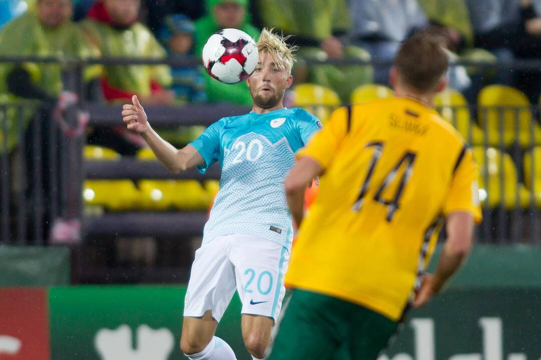 Futbolas: Lietuva – Slovėnija 2:2