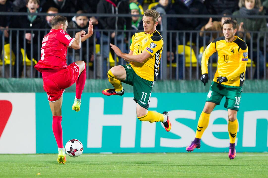 Futbolas: Lietuva - Malta 2:0