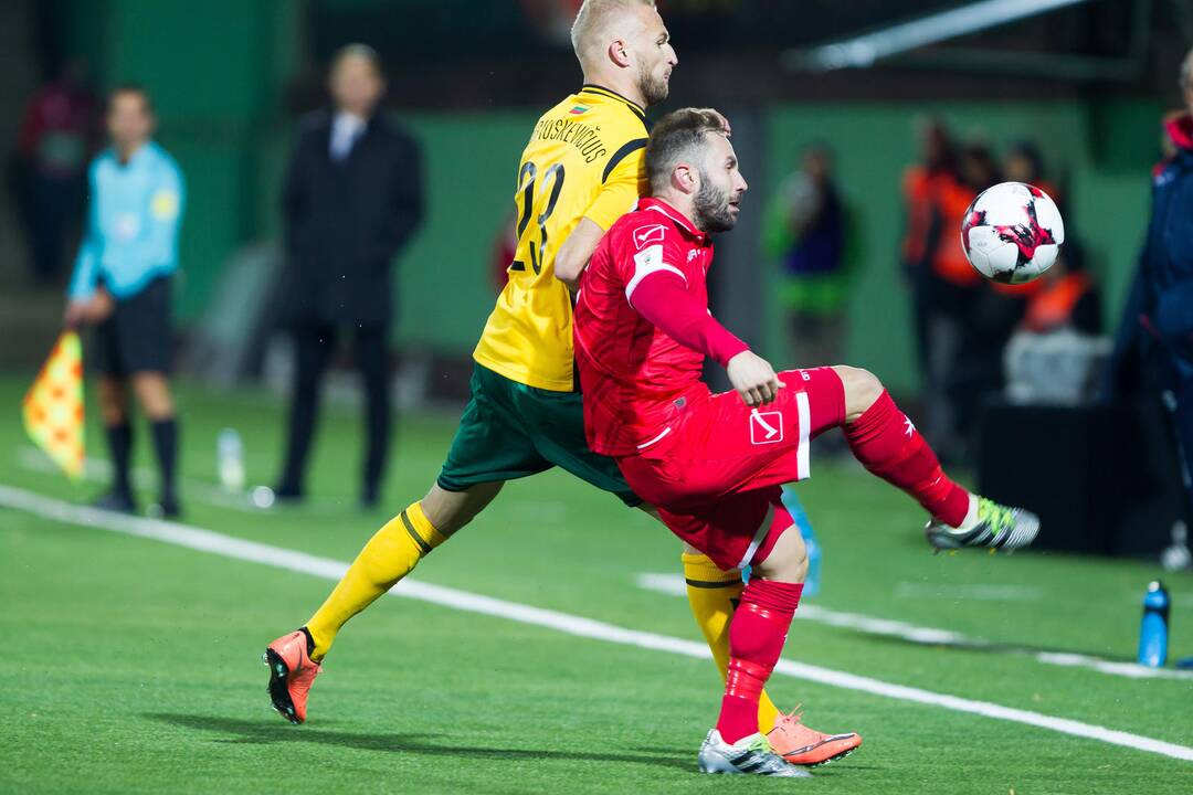 Futbolas: Lietuva - Malta 2:0