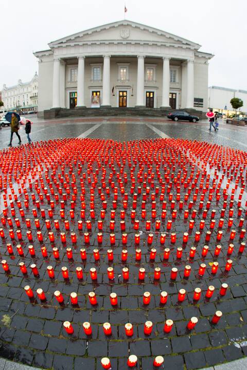 Akcija organų donorams Vilniuje