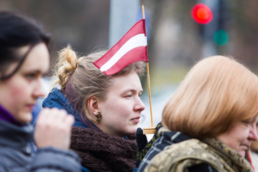 Vilniuje atidengta lentelė latvių kalba