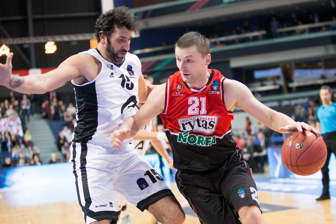 Europos taurė: "Lietuvos rytas" - Bilbao "Dominion Basket" 83:71