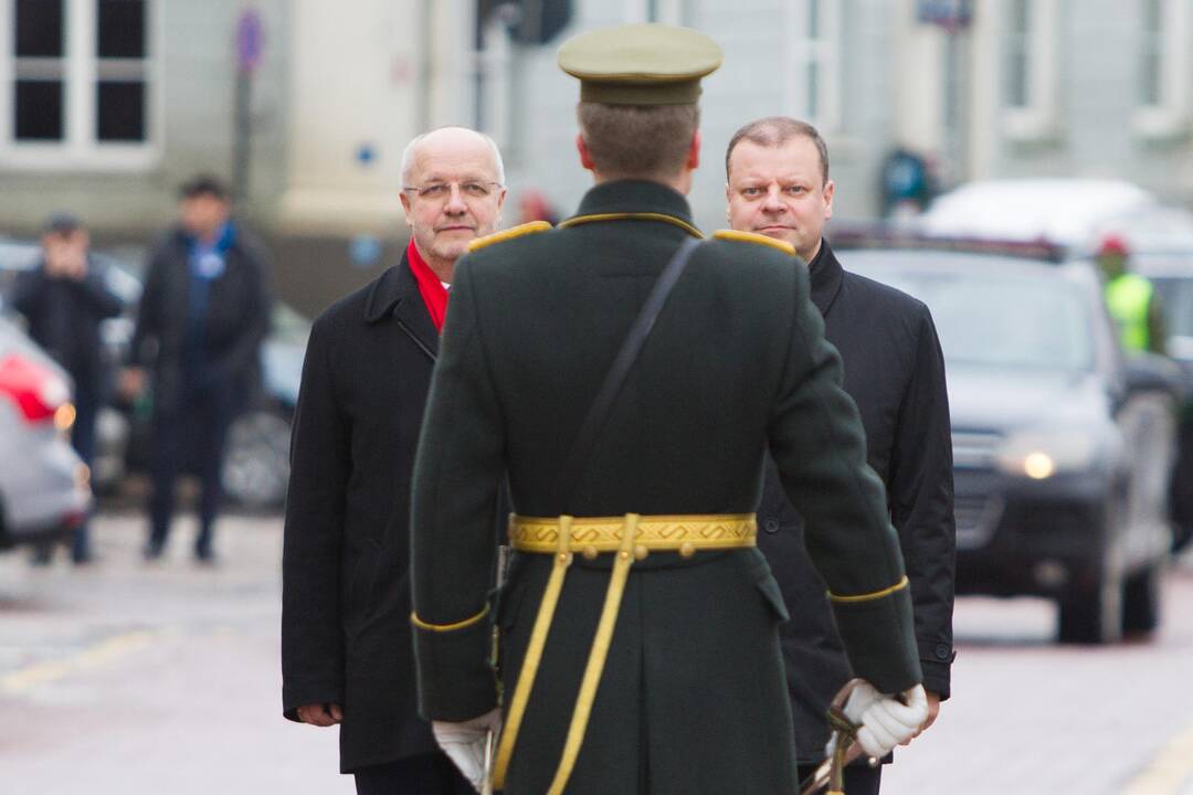 Iškilminga ministrų pasikeitimo ceremonija