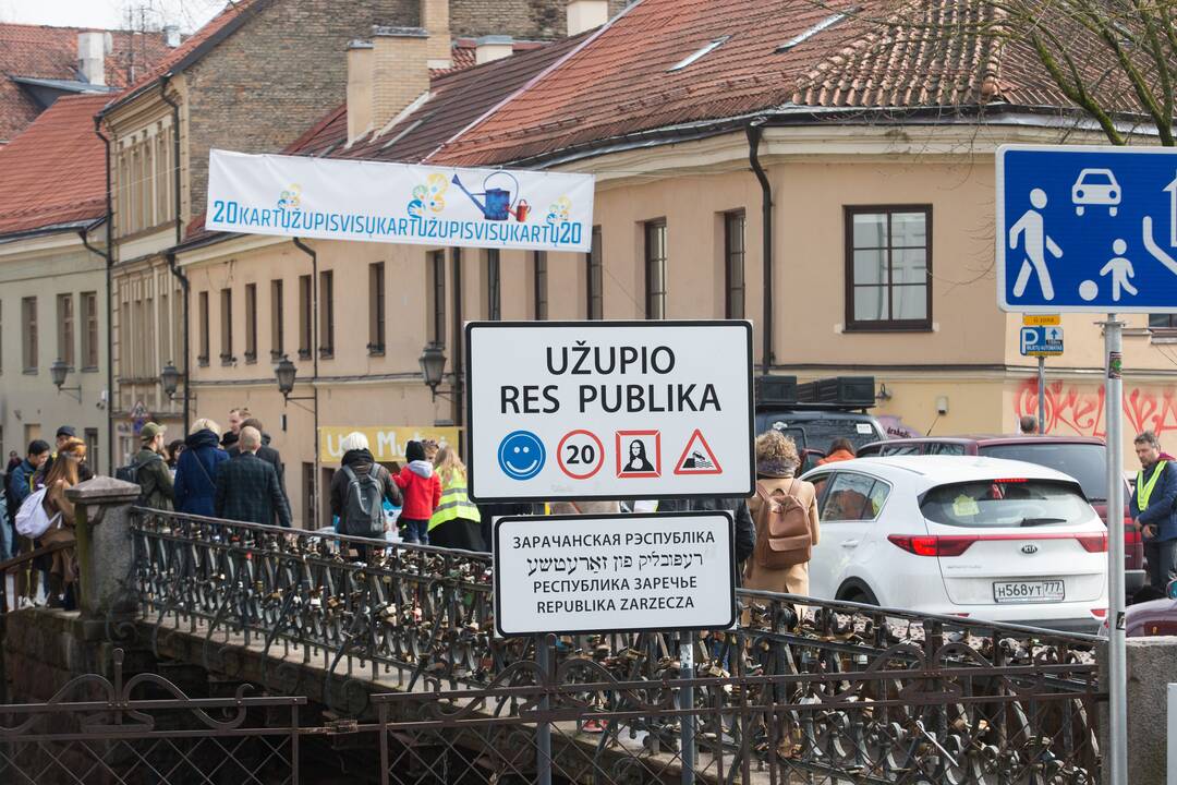 Užupio Respublika švenčia nepriklausomybės dieną