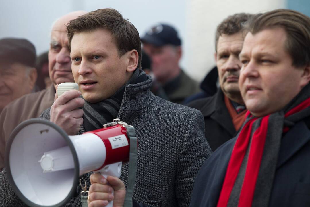 Protestas prieš mero A. Zuoko planus naikinti seniūnijas