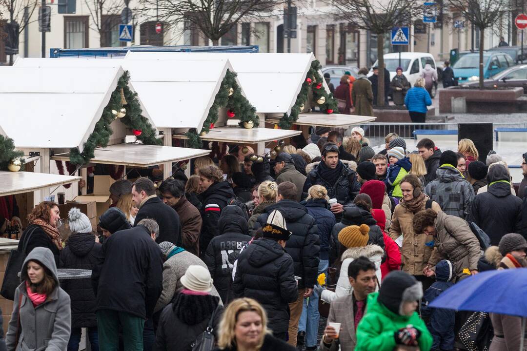 Kalėdų eglutės įžiebimas Vilniaus rotušėje