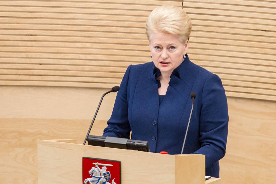 Prezidentės D. Grybauskaitės metinis pranešimas Seime