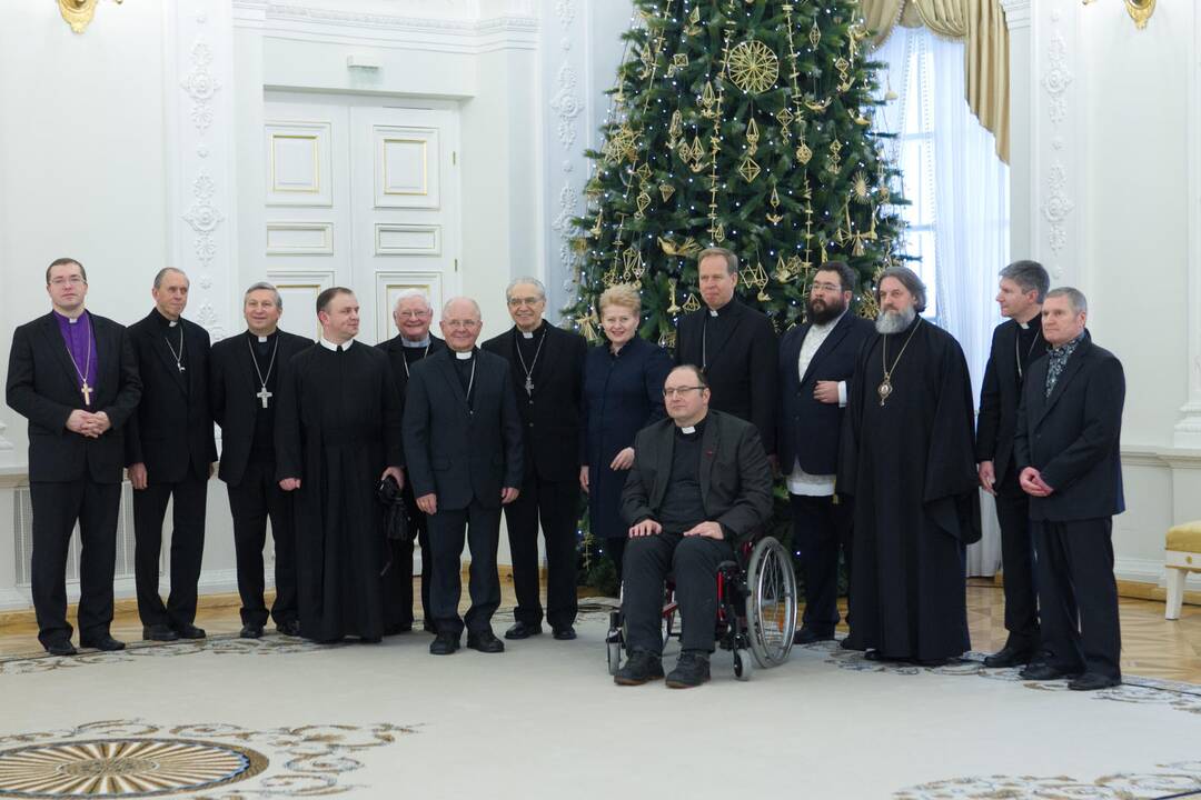 Prezidentė susitiko su krikščioniškųjų bendruomenių vadovais