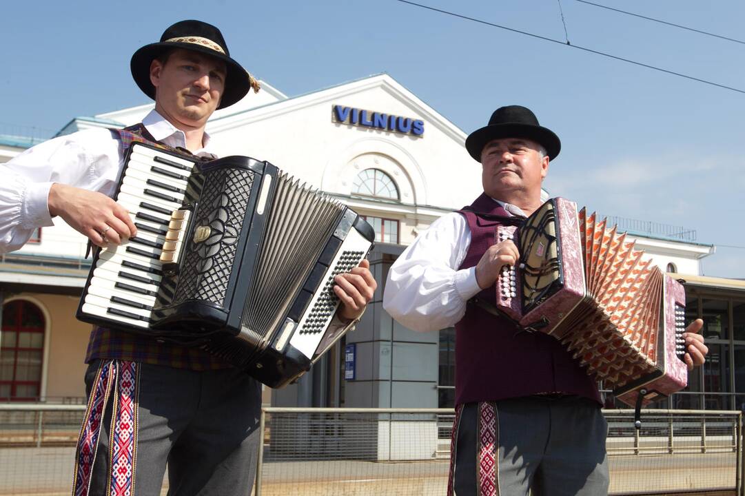 Trakų šventės dalyvių išlydėtuvės