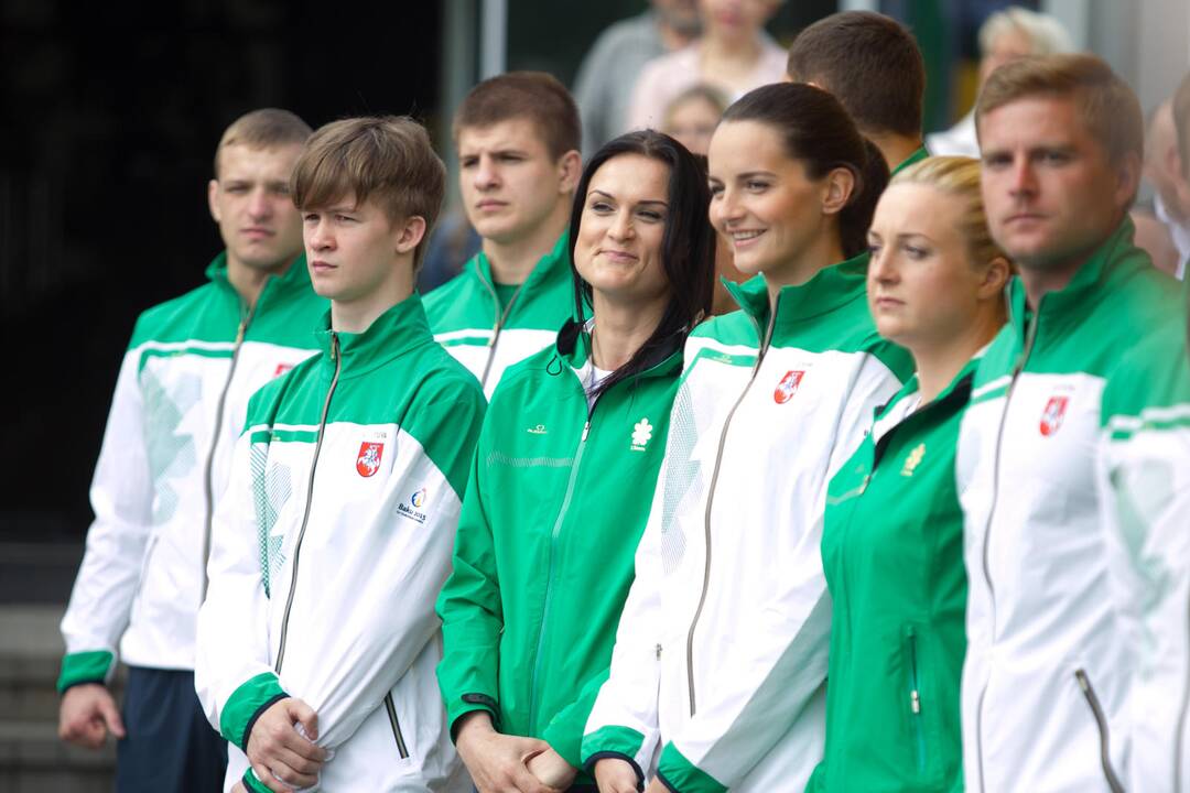 Lietuvos sportininkai išlydėti į pirmąsias Europos žaidynes