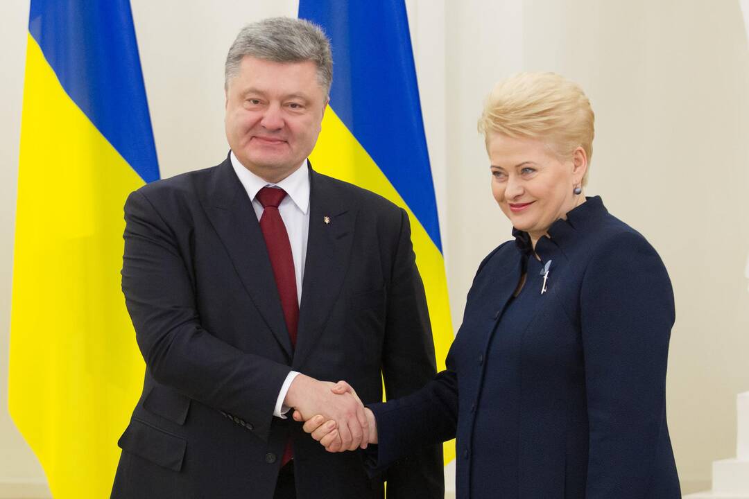 D. Grybauskaitė priėmė Ukrainos prezidentą