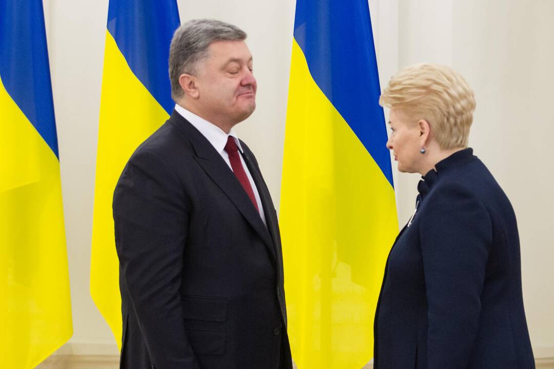 D. Grybauskaitė priėmė Ukrainos prezidentą