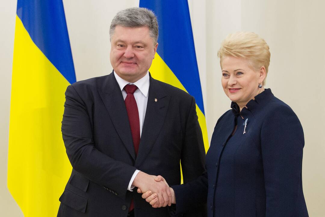 D. Grybauskaitė priėmė Ukrainos prezidentą