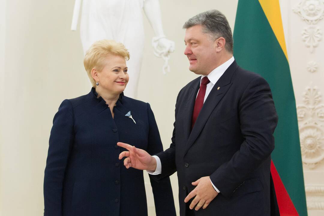 D. Grybauskaitė priėmė Ukrainos prezidentą