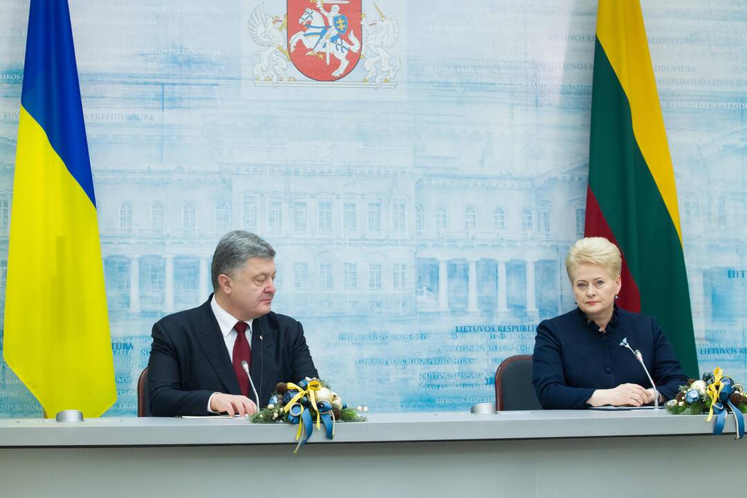 D. Grybauskaitė priėmė Ukrainos prezidentą