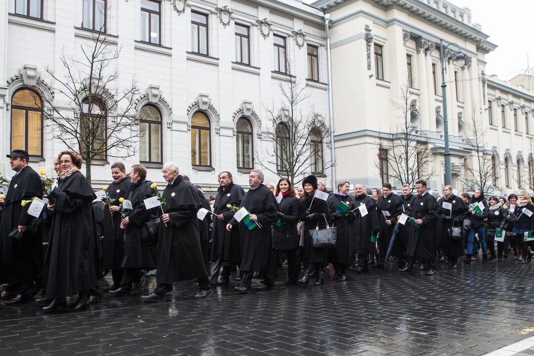 Advokatų eitynės Gedimino prospekte