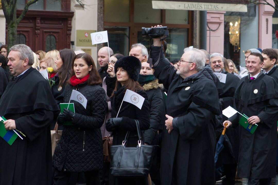 Advokatų eitynės Gedimino prospekte