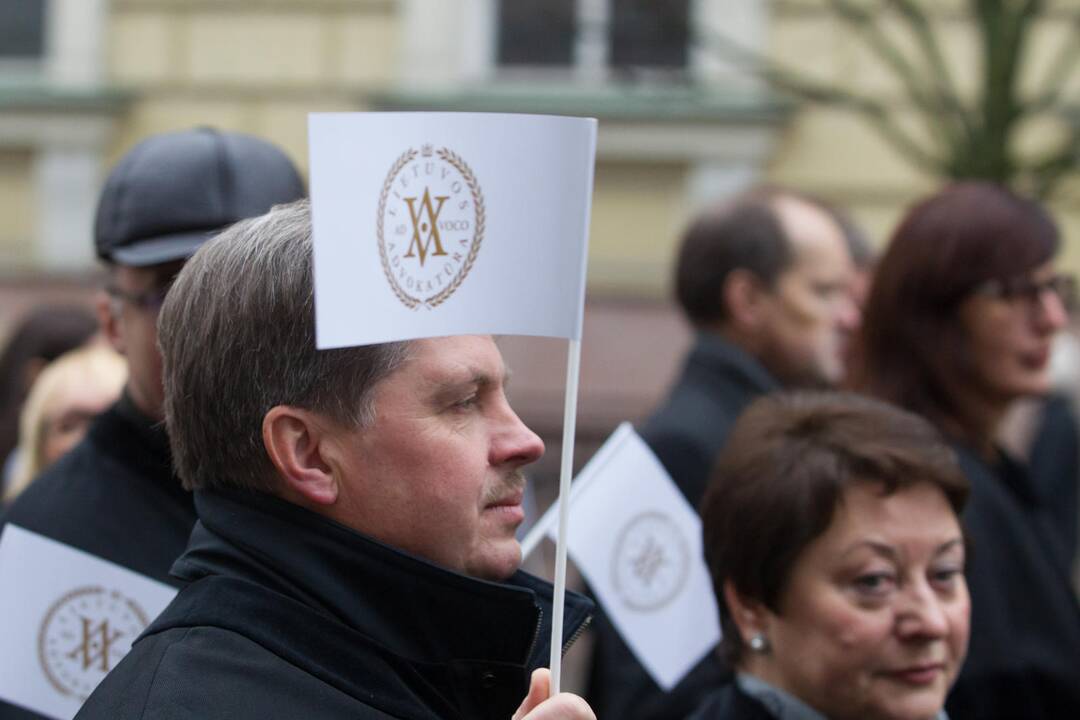 Advokatų eitynės Gedimino prospekte