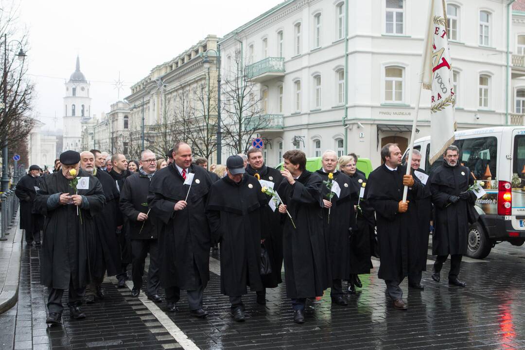 Advokatų eitynės Gedimino prospekte