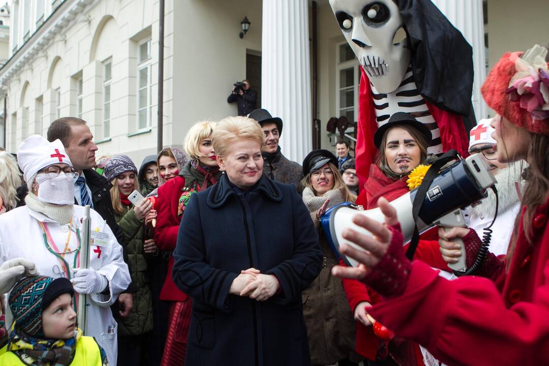 Užgavėnių šventė S. Daukanto aikštėje