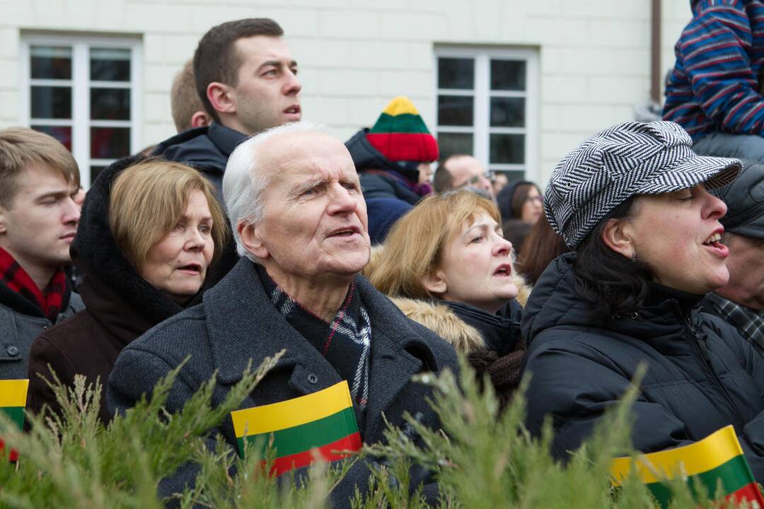 Valstybės atkūrimo dieną šventė daugybė žmonių