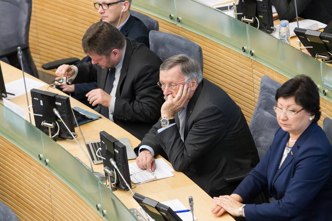 Seimas balsavo dėl interpeliacijos K. Trečiokui