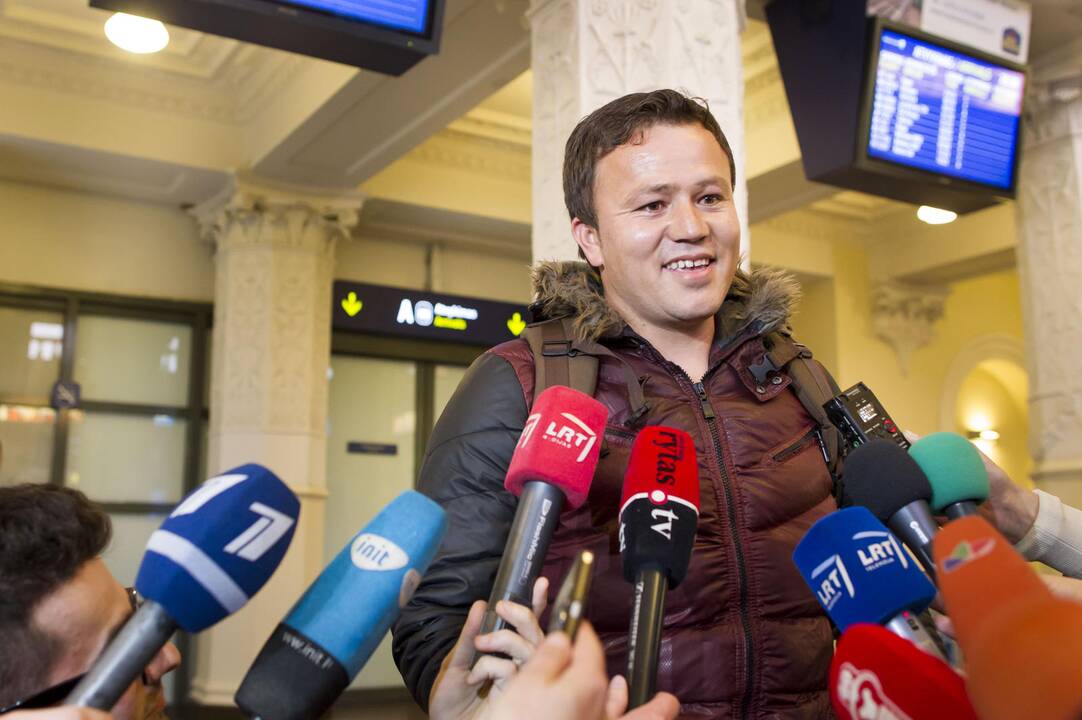 Į Lietuvą atskrido pabėgėlis iš Afganistano