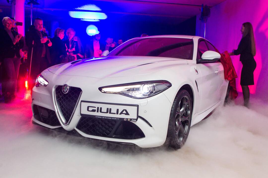 Naujojo „Alfa Romeo“ sedano „Giulia“ pristatymas